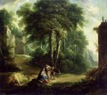 Rest on the Flight into Egypt - Johann Andreas Herrlein