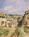 A Street in Saint Germain Seine et Oise - Louis Adolphe Hervier