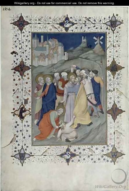 Hours of the Cross Matin and Laudes The Betrayal by Judas from the Tres Riches Heures du Duc de Berry - Jacquemart De Hesdin