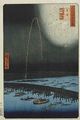 Fireworks at Ryogoku from the series One Hundred Famous Views of Edo 3 - Utagawa or Ando Hiroshige