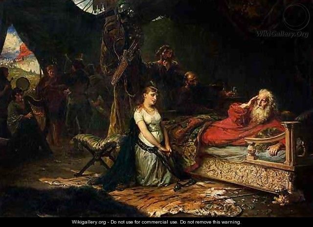 Cordelia and King Lear - Robert Alexander Hillingford