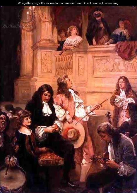 Flirtation at the Opera - Robert Alexander Hillingford