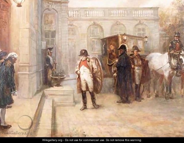 Napoleon after Waterloo - Robert Alexander Hillingford