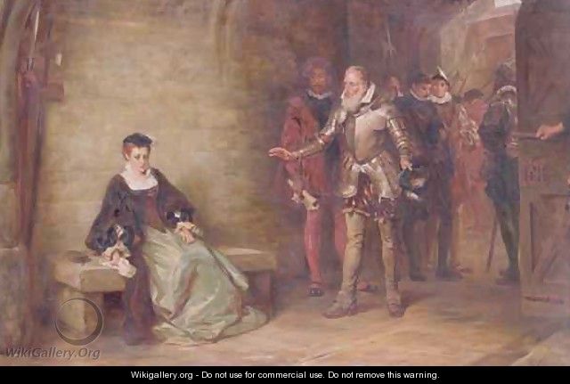 Princess Elizabeth 1533-1603 at the Tower - Robert Alexander Hillingford