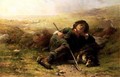 A Shepherd Boy and His Sheep Dog Neglecting Their Duty - James John Hill