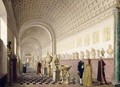 The Inner Gallery of the Royal Museum at the Royal Palace Stockholm - Pehr Hillestrom