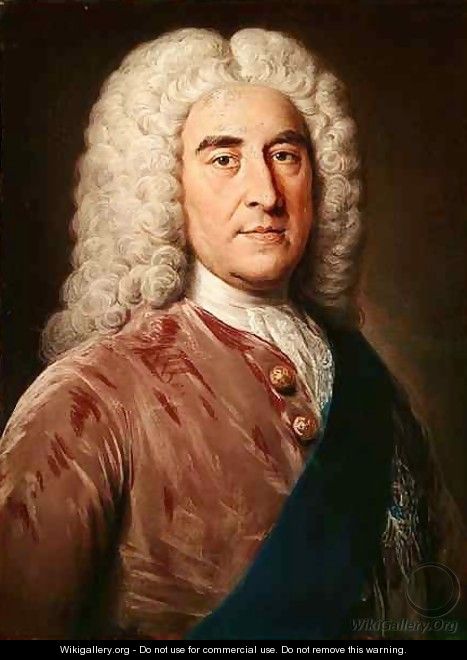 Portrait of Thomas Pelham Holles 1693-1768 f Newcastle under Lyme - William Hoare