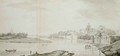 A View of the Fort of Agra on the River Jumna from the north east - William Hodges