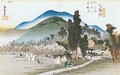 Ishiyakushi from the series 53 Stations of the Tokaido - Utagawa or Ando Hiroshige