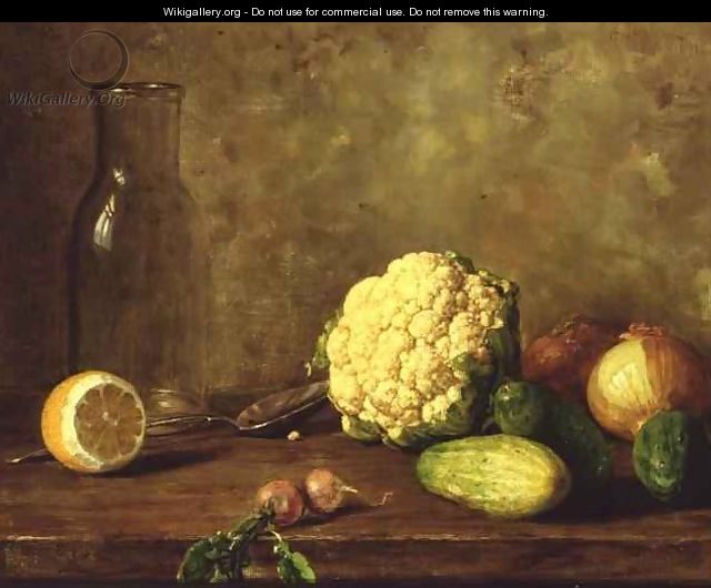 Still Life with Cauliflower - Alfred Hirv
