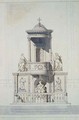 Design for a Pulpit - Jacques Ignace Hittorff