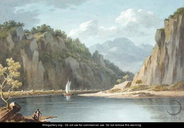 On the River Elbe near Lowositz in Saxony - Sir Richard Colt Hoare