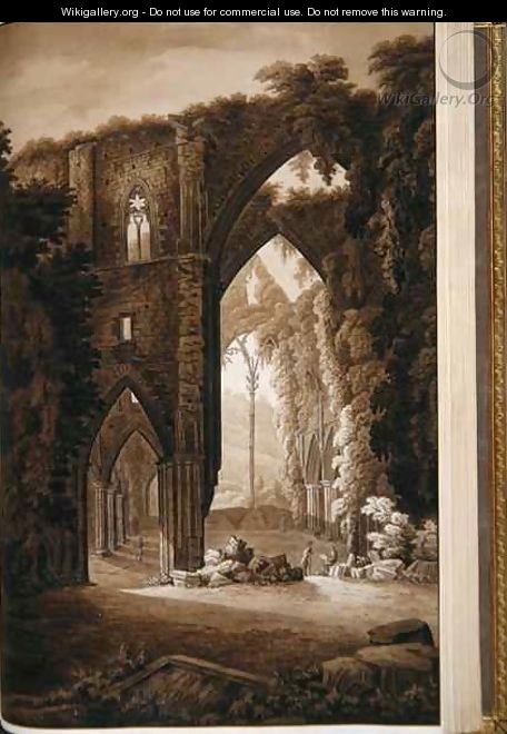 Tintern Abbey from the Historical Tour through Monmouthshire - Sir Richard Colt Hoare