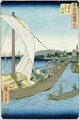 Kuwana Landscape from 53 Famous Views - Utagawa or Ando Hiroshige
