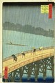 Sudden Shower at Ohashi Bridge at Ataka Ohashi atake no yudachi from the series 100 Views of Edo - Utagawa or Ando Hiroshige