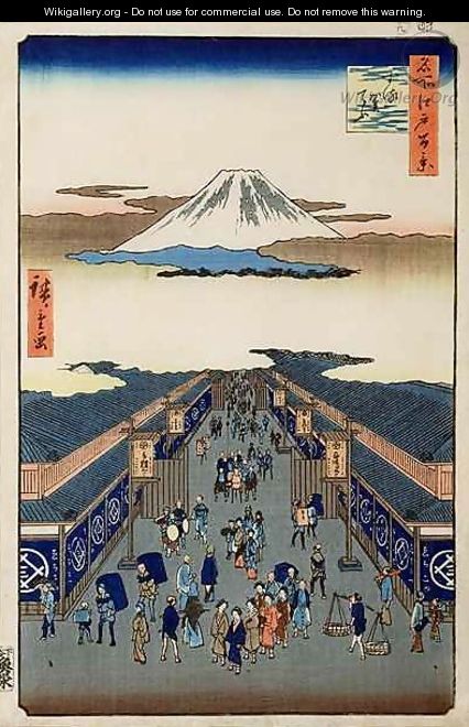The Road to Mount Fuji - Utagawa or Ando Hiroshige
