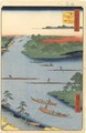 Nakagawa River Mouth No 70 from One Hundred Famous Views of Edo - Utagawa or Ando Hiroshige