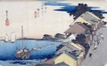 Kanagawa View of the Ridge from the series 53 Stations of the Tokaido - Utagawa or Ando Hiroshige