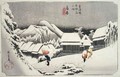 Kambara from Fifty three Stations on the Tokaido Highway - Utagawa or Ando Hiroshige