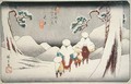 Oi from Sixty nine Station on the Kisokaido Highway - Utagawa or Ando Hiroshige