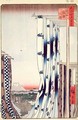 Dyers Quarter Kanda no 75 from One Hundred famous views of Edo - Utagawa or Ando Hiroshige