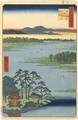 Benten Shrine Inokashira Pond No 87 from One Hundred Famous Views of Edo - Utagawa or Ando Hiroshige