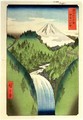 Fuji from the Mountains of Isu No 22 from the series 36 Views of Mt Fuji Fuji Saryu Rokkei - Utagawa or Ando Hiroshige