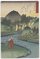 Six Tama Jewel Rivers in Various Provinces Koya Tama River in Kii Province Edo period - Utagawa or Ando Hiroshige