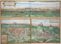 Metz Wurtzburg and Sittensen from Civitates Orbis Terrarum - (after) Hoefnagel, Joris