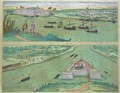 Two Views of Comorra from Civitates Orbis Terrarum - (after) Hoefnagel, Joris