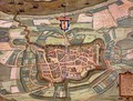 Map of Stade from Civitates Orbis Terrarum - (after) Hoefnagel, Joris