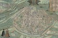 Map of Avignon from Civitates Orbis Terrarum - (after) Hoefnagel, Joris