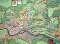 Map of Rome from Civitates Orbis Terrarum 2 - (after) Hoefnagel, Joris