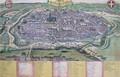 Map of Vienna from Civitates Orbis Terrarum - (after) Hoefnagel, Joris