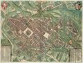 Map of Bratislava from Civitates Orbis Terrarum - (after) Hoefnagel, Joris