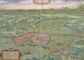 Map of Mantua from Civitates Orbis Terrarum - (after) Hoefnagel, Joris