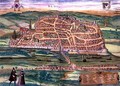 Map of Blois from Civitates Orbis Terrarum - (after) Hoefnagel, Joris