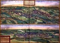 Map of Prague and Egg from Civitates Orbis Terrarum - (after) Hoefnagel, Joris