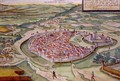 Map of Novara from Civitates Orbis Terrarum - (after) Hoefnagel, Joris