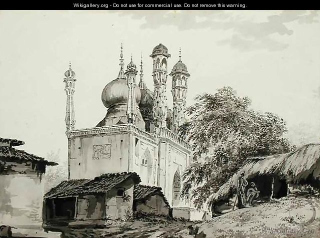 A Mosque at Gazipoor - William Hodges