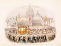 Queen Victoria passing St Pauls Cathedral - O. Hodgson