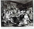 The Orgy plate III from A Rakes Progress - William Hogarth