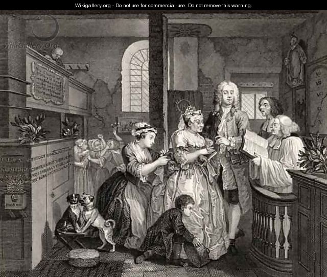 Married to an Old Maid - William Hogarth