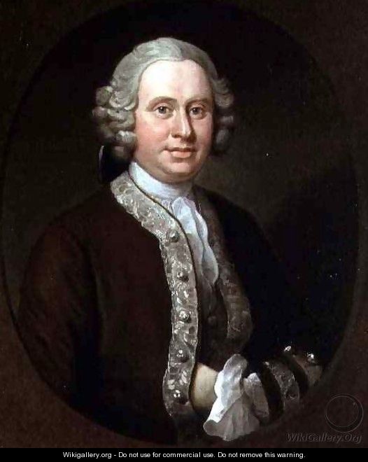 Portrait of William Fitzherbert of Tissington Derbyshire 1712-72 - William Hogarth