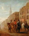 Restoration Procession of Charles II at Cheapside - William Hogarth