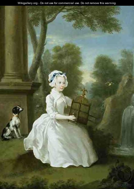 Portrait of a young lady of the Stamford family thought to be Lady Jane Grey - William Hogarth