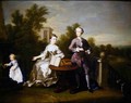 The Edwards Hamilton Family on their Terrace in Kensington - William Hogarth