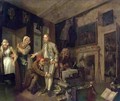 A Rakes Progress I The Rake Taking Possession of his Estate - William Hogarth