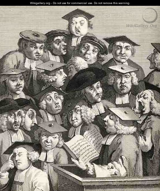 The Lecture from The Works of William Hogarth - William Hogarth