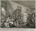 Plate VIII from A Rakes Progress - William Hogarth